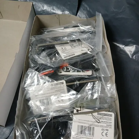 BOX OF APPROXIMATELY 11 ASSORTED SUNGLASSES