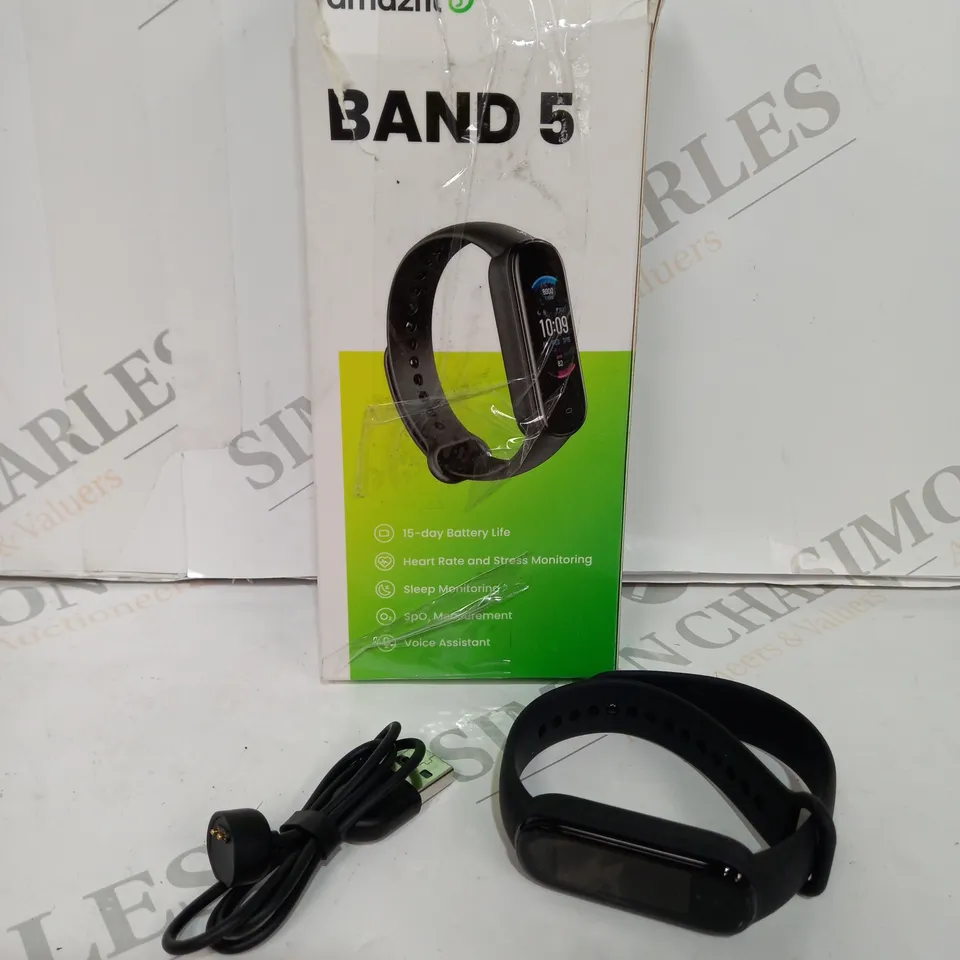 BOXED AMAZFIT BAND 5 SMART BAND/FITNESS TRACKERS WITH VOICE ASSISTANT 