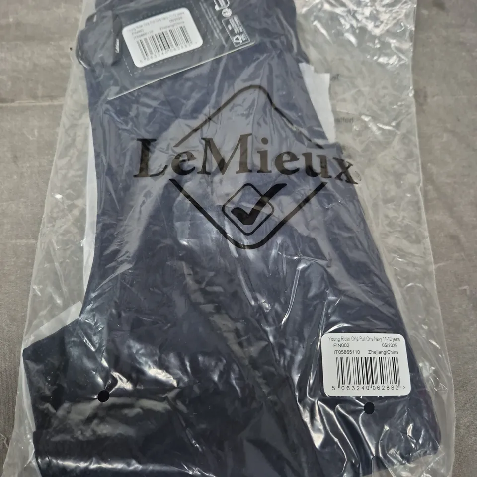 LEMIEUX YOUNG RIDER ORLA PULL ONS NAVY, 11-12 YEARS