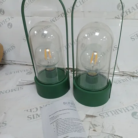 BUNDLEBERRY BY AMANDA HOLDEN SET OF 2 INDOOR OUTDOOR LANTERNS