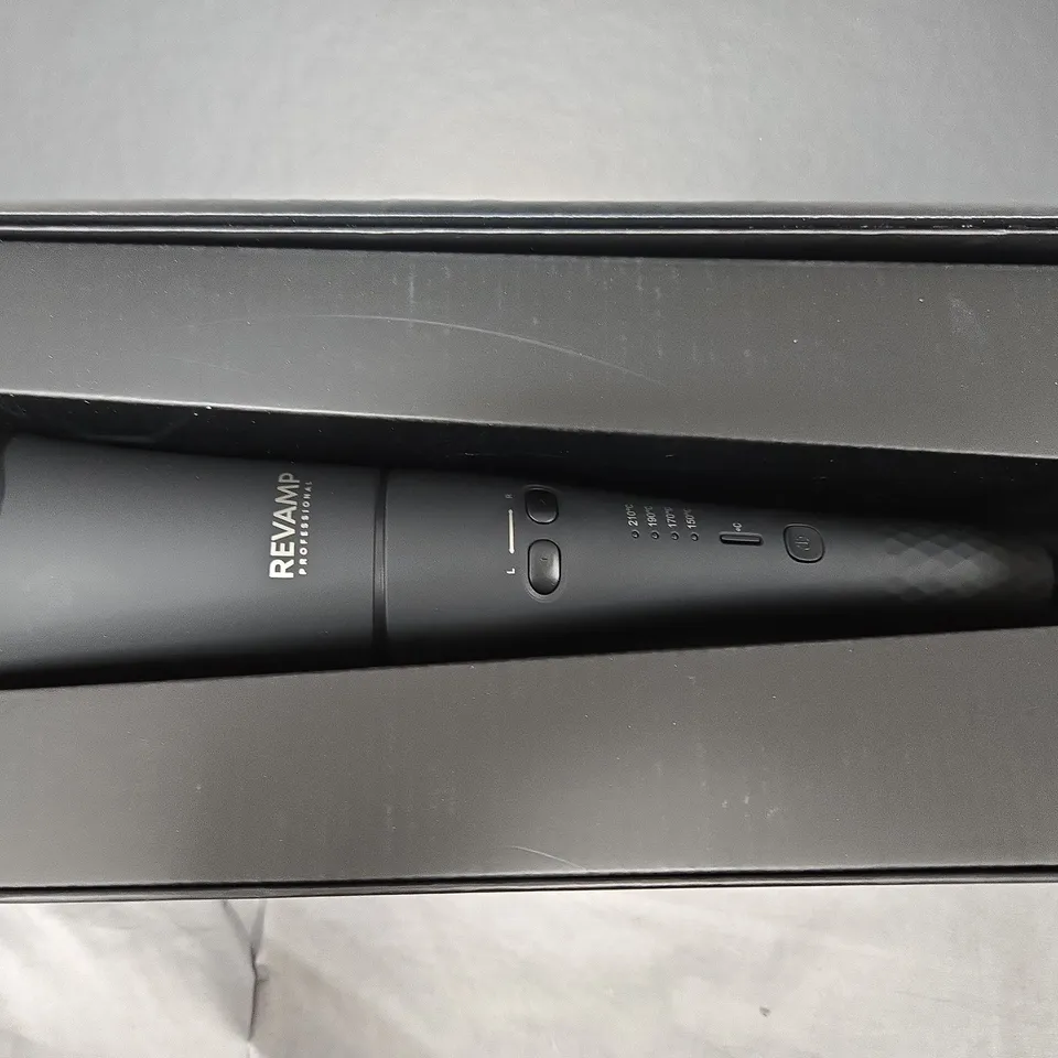 REVAMP PROFESSIONAL HOLLYWOOD CURL AUTO-ROTATING CERAMIC HAIR CURLER – BOXED