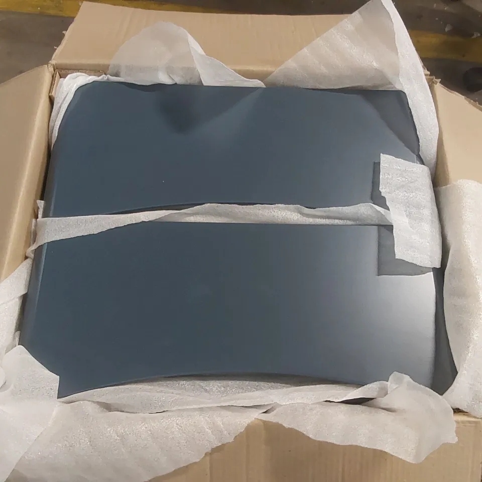 BOXED HARBY 600 WALL VANITY UNIT, H500 x W590 x D454mm - BLUE (1 BOX)