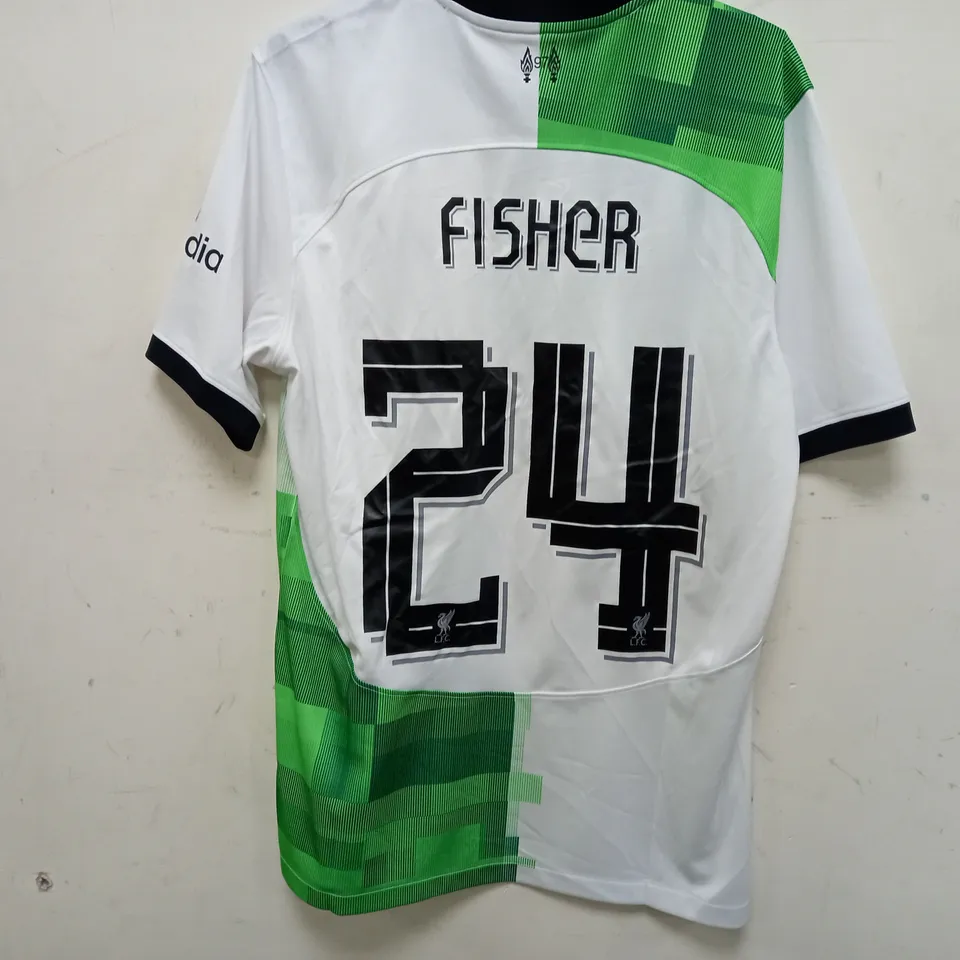 NIKE LIVERPOOL 23/24 AWAY SHIRT 'FISHER 47' - MEDIUM