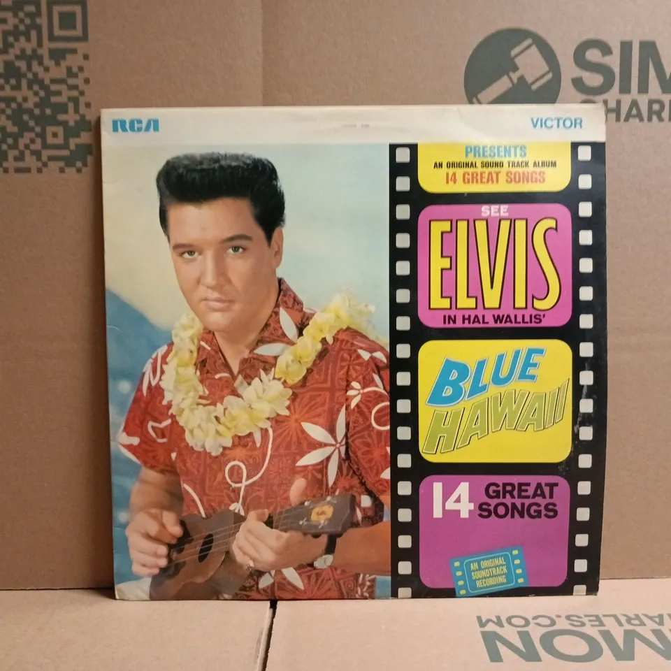 ELVIS PRESLEY BLUE HAWAII VINYL