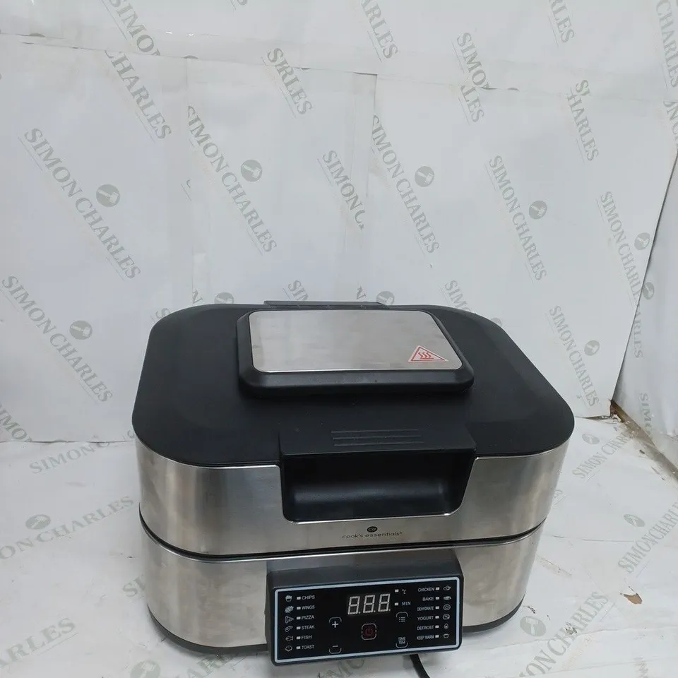 BOXED COOK'S ESSENTIALS GRILL & AIRFRYER 5.5L