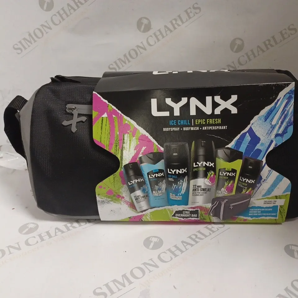LYNX GIFT SET WITH WASHBAG 