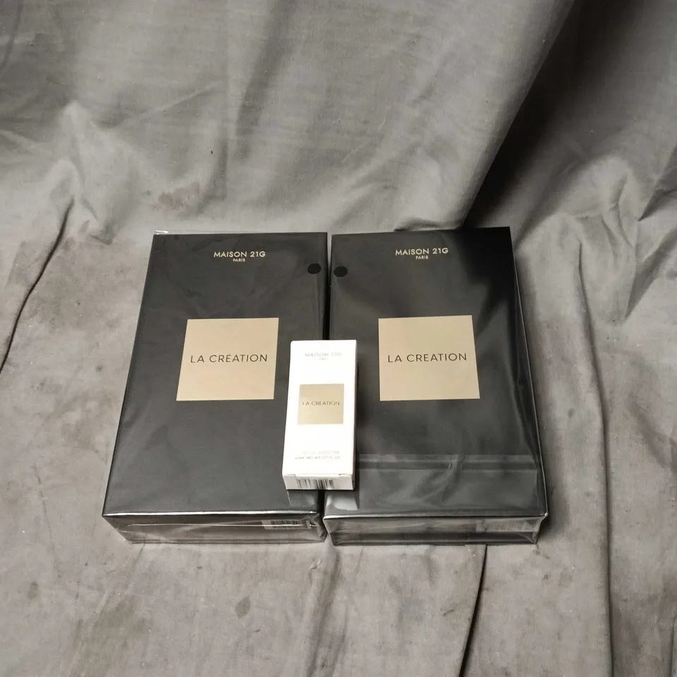 MAISON 21G PARIS LA CREATION GIFT SET – 3-PIECE BOXED SET