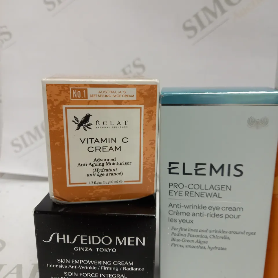 LOT OF APPROX 5 TO INCLUDE VITAMIN C CREAM , FACIAL CLEANSER , VITAMIN C GLOW TONER , ETC
