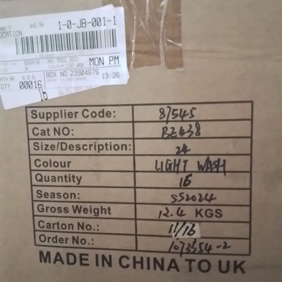 BOXED BRAND NEW APPROXIMATELY 16 SIMPLY BE MAXI TENCEL DRESS LIGHT WASH SIZE 24