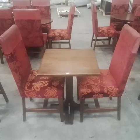 PUB RESTAURANT DINING TABLE WITH 2 CHAIRS