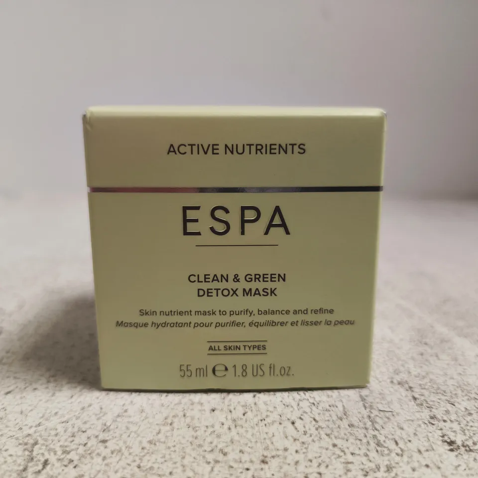BOXED ESPA GREEN & CLEAN DETOX MASK 55ML