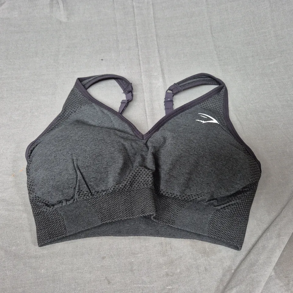 GYMSHARK VITAL SEAMLESS 2.0 V NECK SPORTS BRA SIZE M 