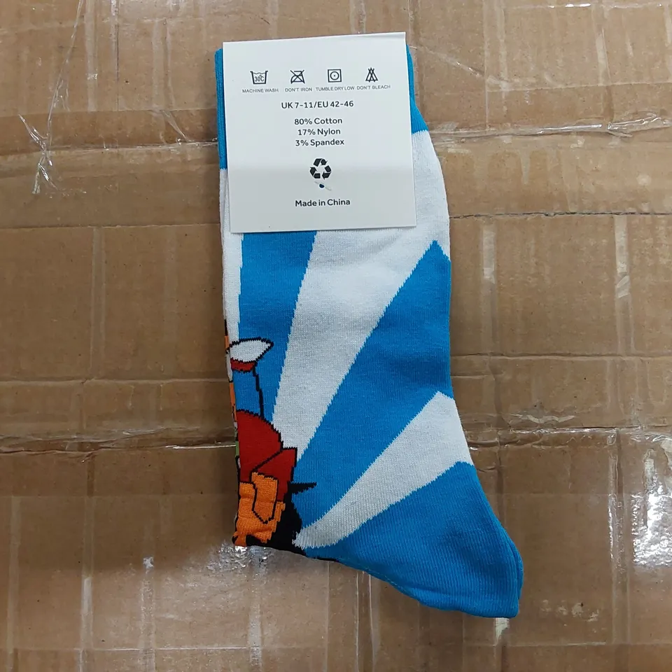 BOX OF APPROXIMATELY 360 PAIRS OF BRAND NEW BIER CO SOCKS (1 BOX)