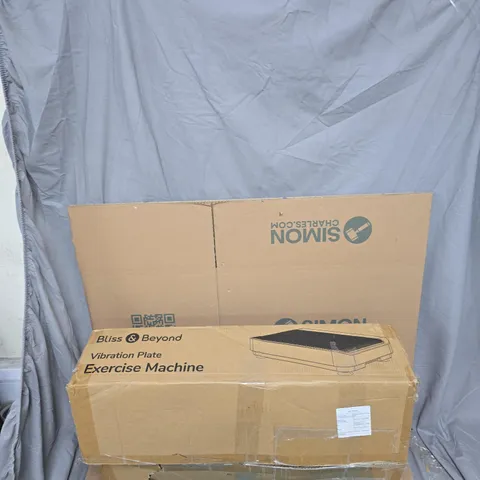BLISS & BEYOND VIBRATION PLATE EXERCISE MACHINE – BOXED