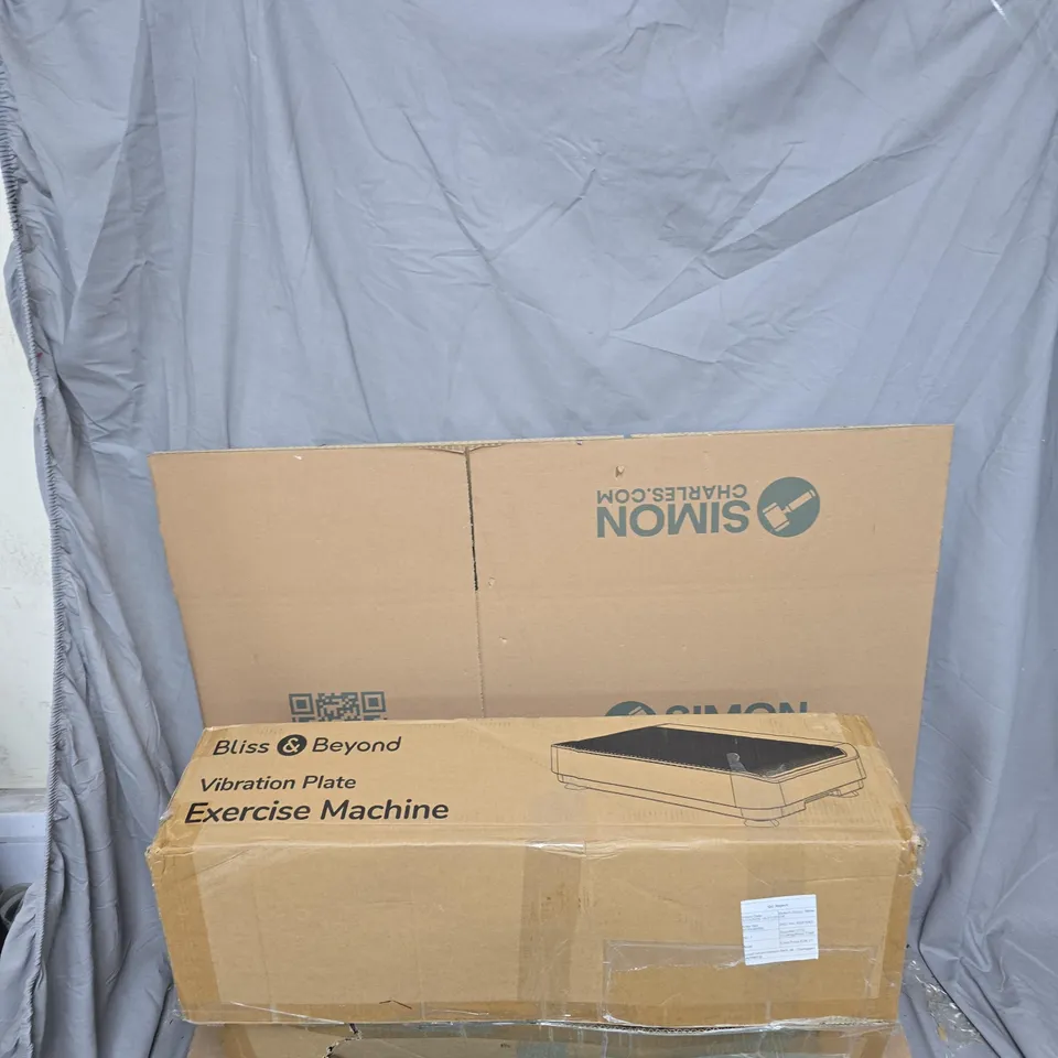 BLISS & BEYOND VIBRATION PLATE EXERCISE MACHINE – BOXED