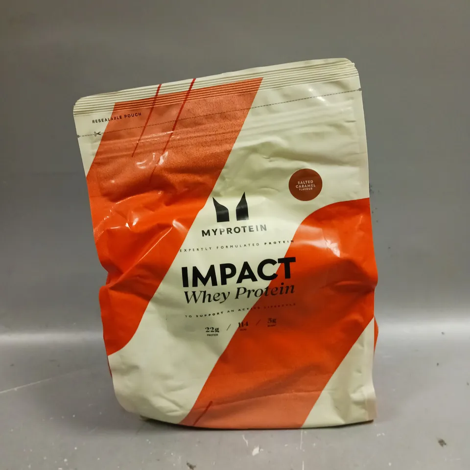 SEALED MYPROTEIN IMPACT WHEY PROTEIN - 1KG - SALTED CARAMEL 