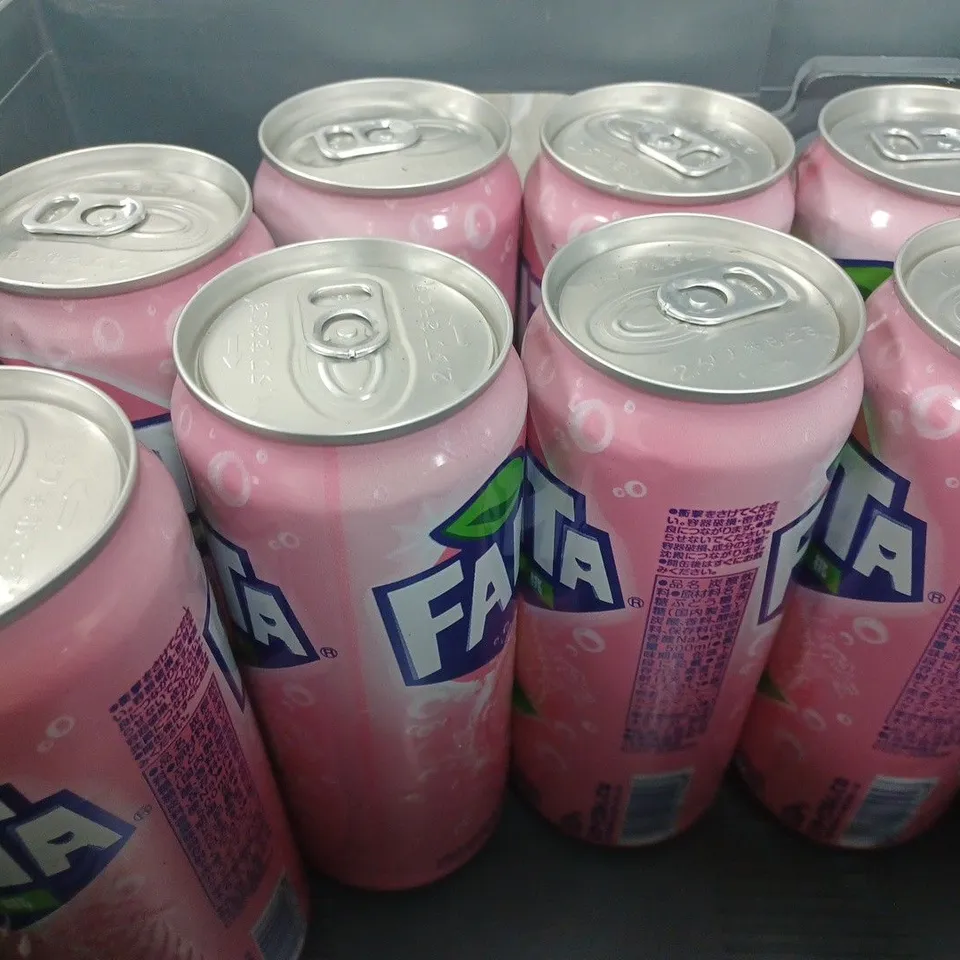 APPROXIMATELY 10 ASSORTED FOOD AND DRINK ITEMS TO INCLUDE FANTA, GHOSTBUSTERS OXYSHRED ENERGY, ETC - COLLECTION ONLY