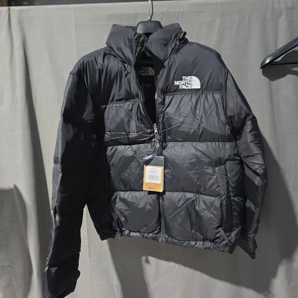 THE NORTH FACE WOMEN'S PUFFER JACKET – BLACK, HOODED, UK 8 (US S)