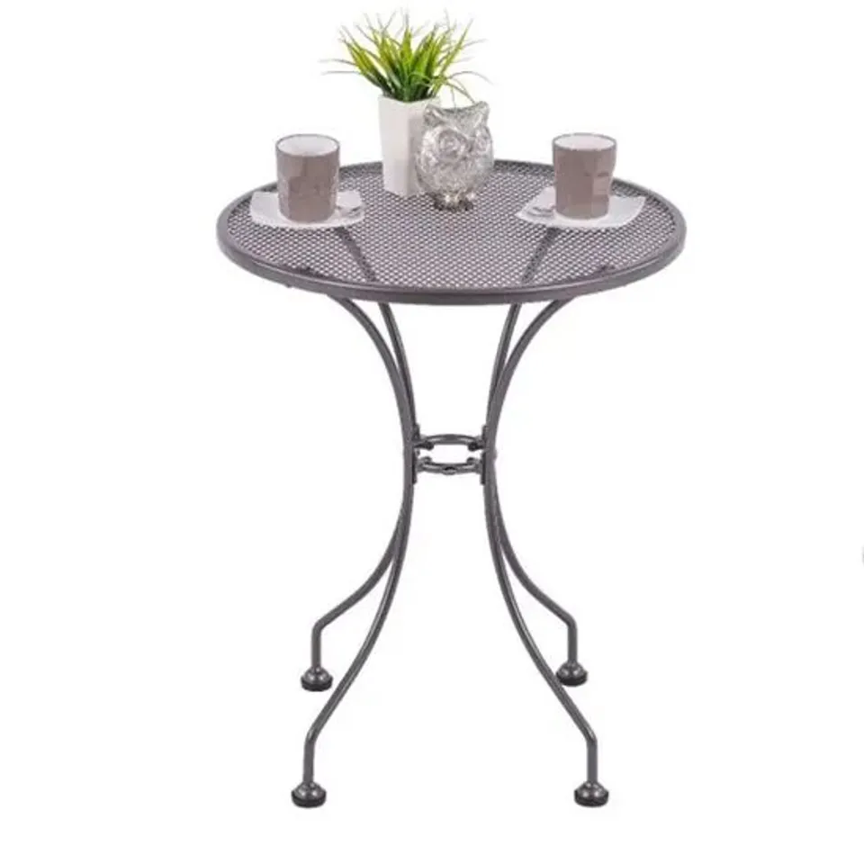 BOXED ROYAL GARDEN 60cm ROUND MESH TABLE