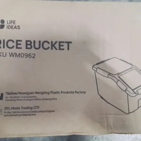 BOXED LIFE IDEAS RICE BUCKET
