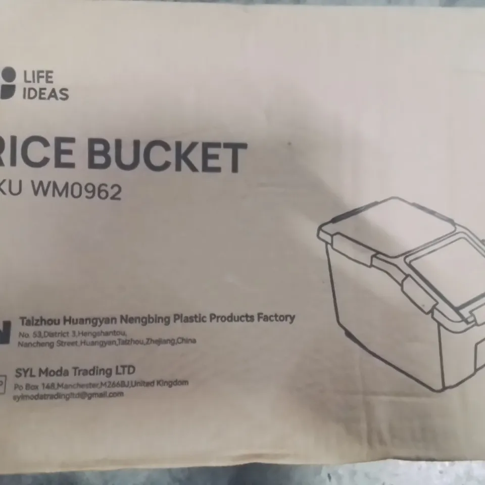 BOXED LIFE IDEAS RICE BUCKET