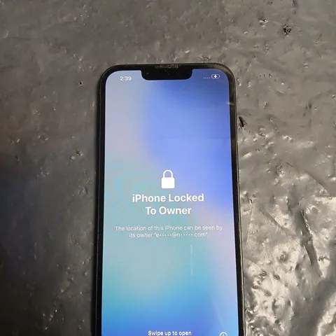 IPHONE 13 128GB – BLACK - LOCKED TO ORIGINAL OWNER