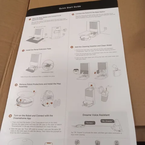 BOXED DREAMIE X50 CLEANER / VACUUM WITH AI ACTION - AUTO EMPTY & AUTO SELF CLEANING MOP