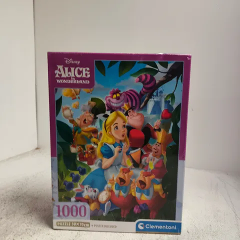 CLEMENTONI DISNEY ALICE IN WONDERLAND 1000-PIECE JIGSAW PUZZLE 