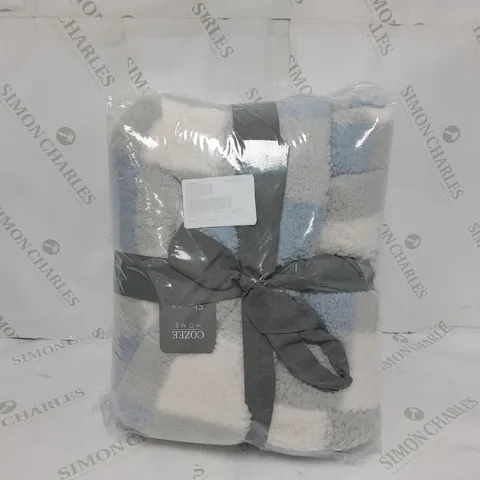 COZEE HOME DOUBLE SHERPA HOODED COATIGAN