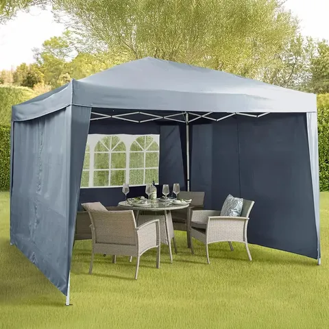 3 X 3M POP UP GAZEBO - BLUE