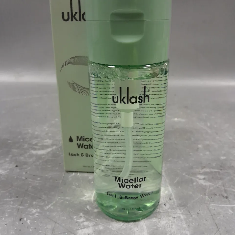 UKLASH MICELLAR WATER LASH AND BROW WASH 150ML