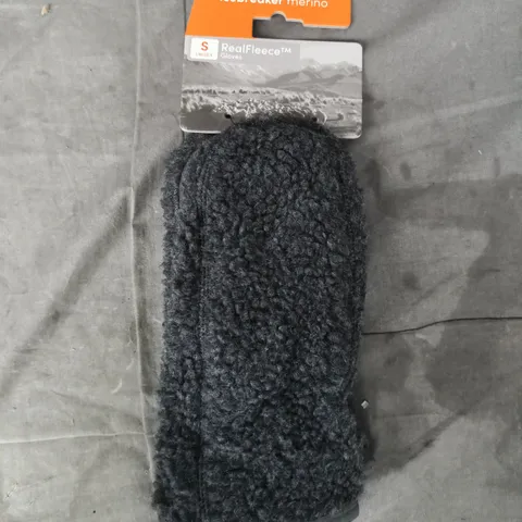 ICEBREAKER MERINO REAL FLEECE GLOVES IN GREY SIZE SMALL