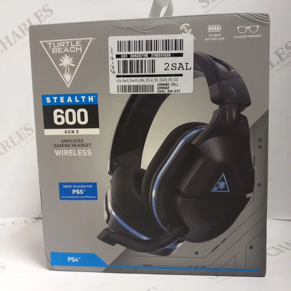 BOXED TURTLE BEACH STEALTH 600 GEN 2 AMPLIFIED GAMING HEADSET WIRELESS