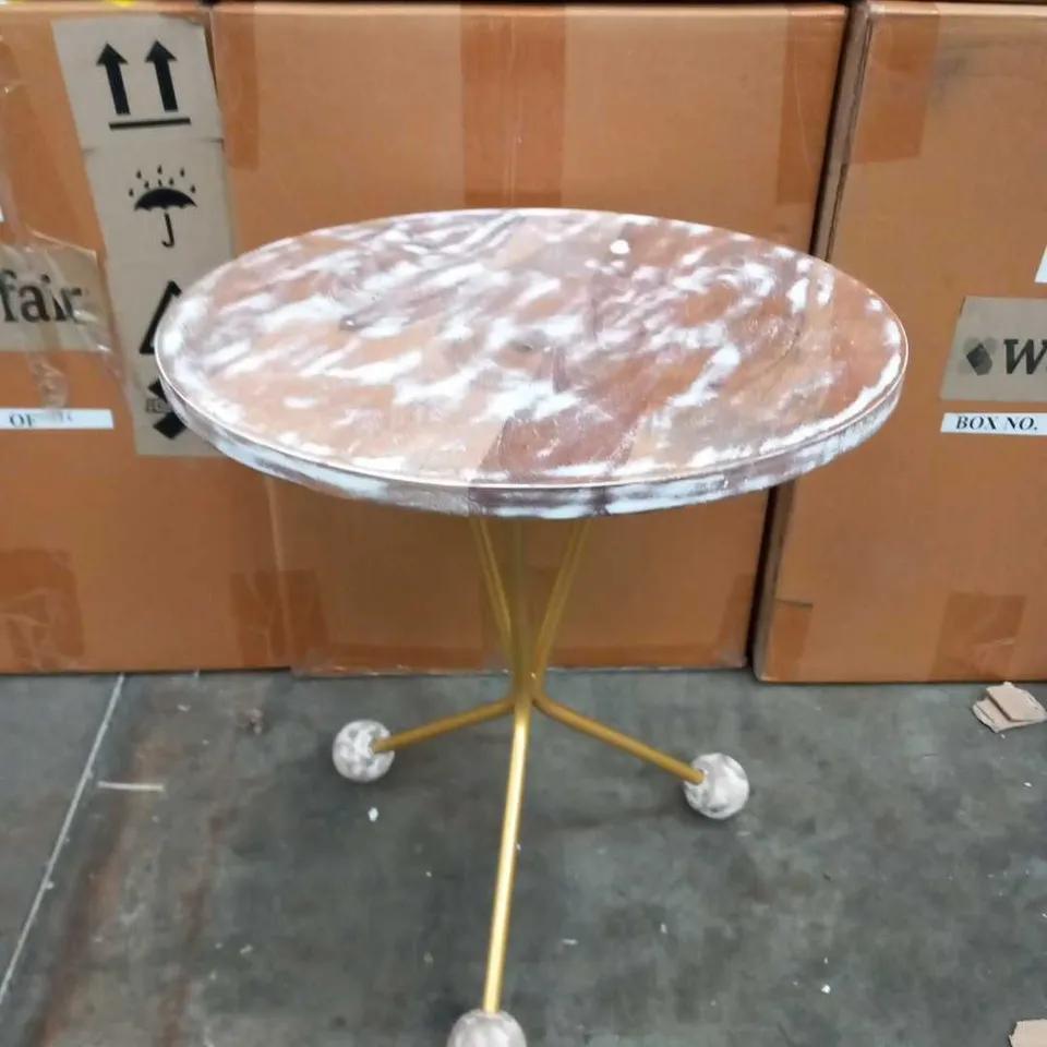 BRAND NEW BOXED ADRIANNA SIDE TABLE