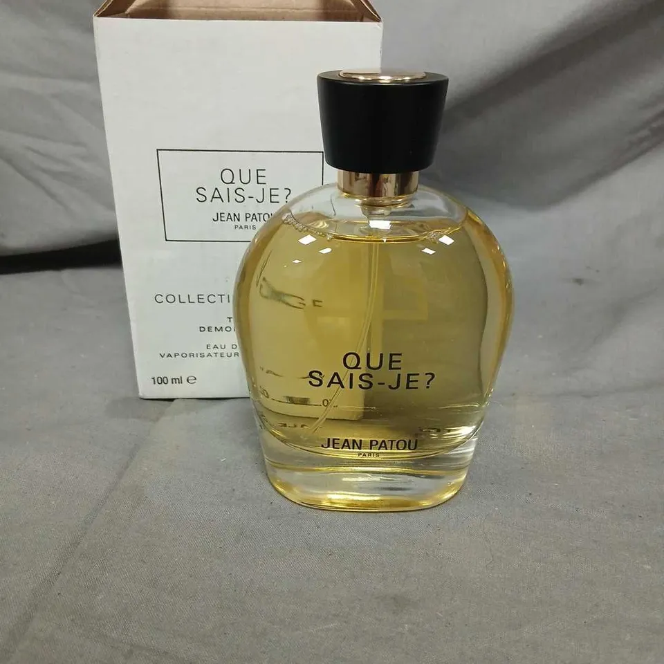 BOXED QUE SAIS JE? JEAN PATOU COLLECTION HERITAGE EAU DE PARFUM 100ML