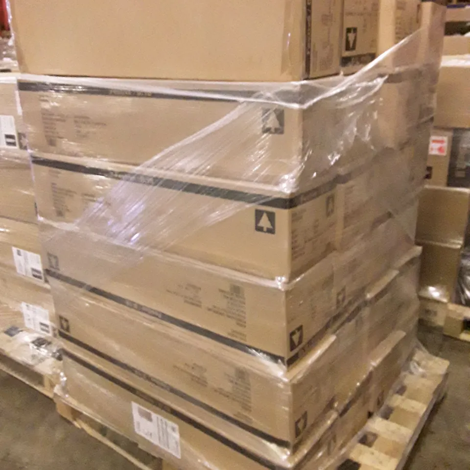 PALLET OF APPROXIMATELY 24 BRAND NEW BOXED 6FT PE PRE-LIT TREES