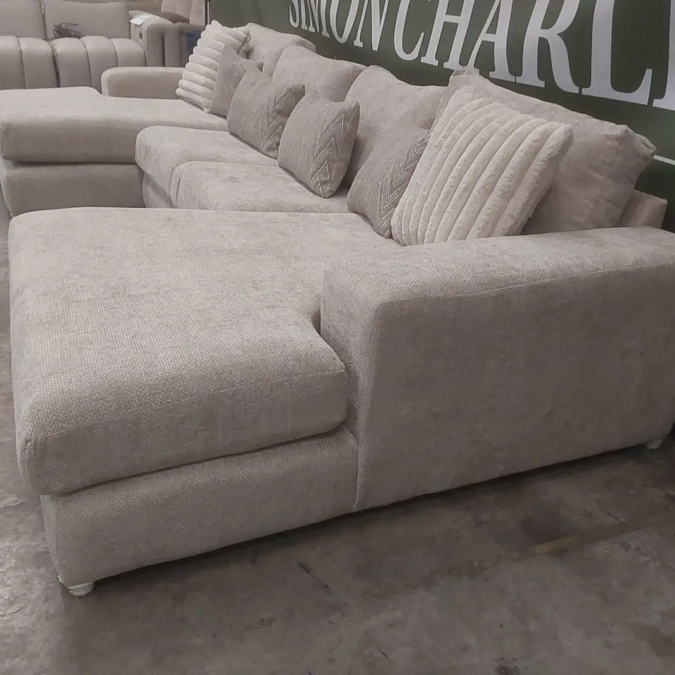 QUALITY DESIGNER BROADGATE LARGE U-SHAPE MODULAR SOFA