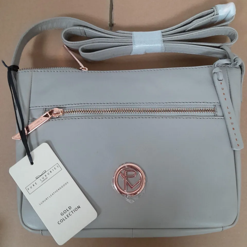PURE LUXURIES MATISEE GREY HAND BAG 
