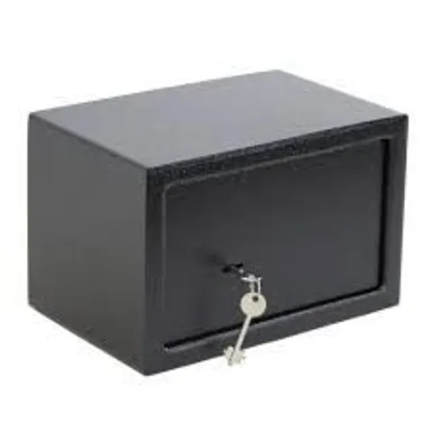 BOXED 10L KEY OPERATED STEEL SAFE BOX SECURITY HOME OFFICE