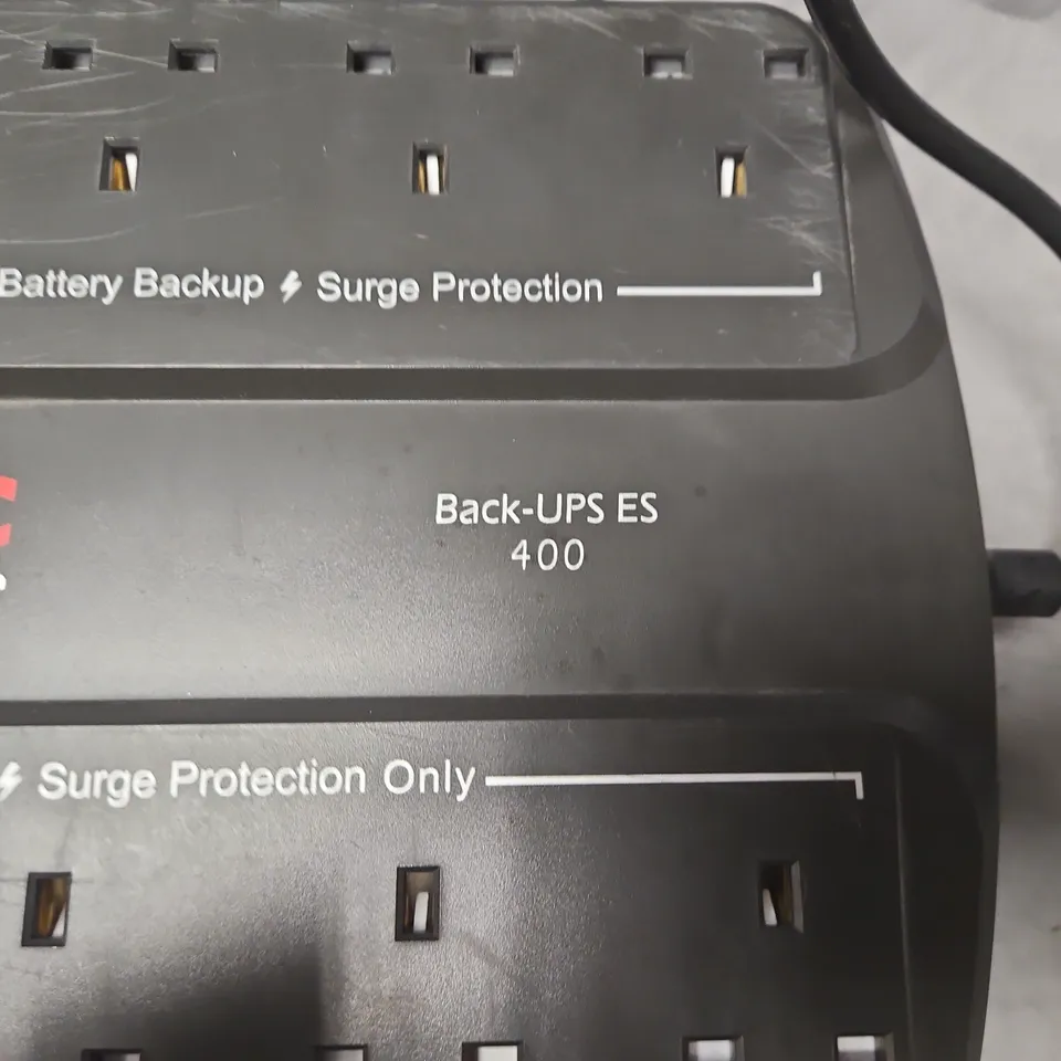 APC BACK-UPS ES 400 UNINTERRUPTIBLE POWER SUPPLY