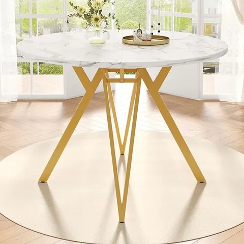 BOXED ROUND DINING TABLE 