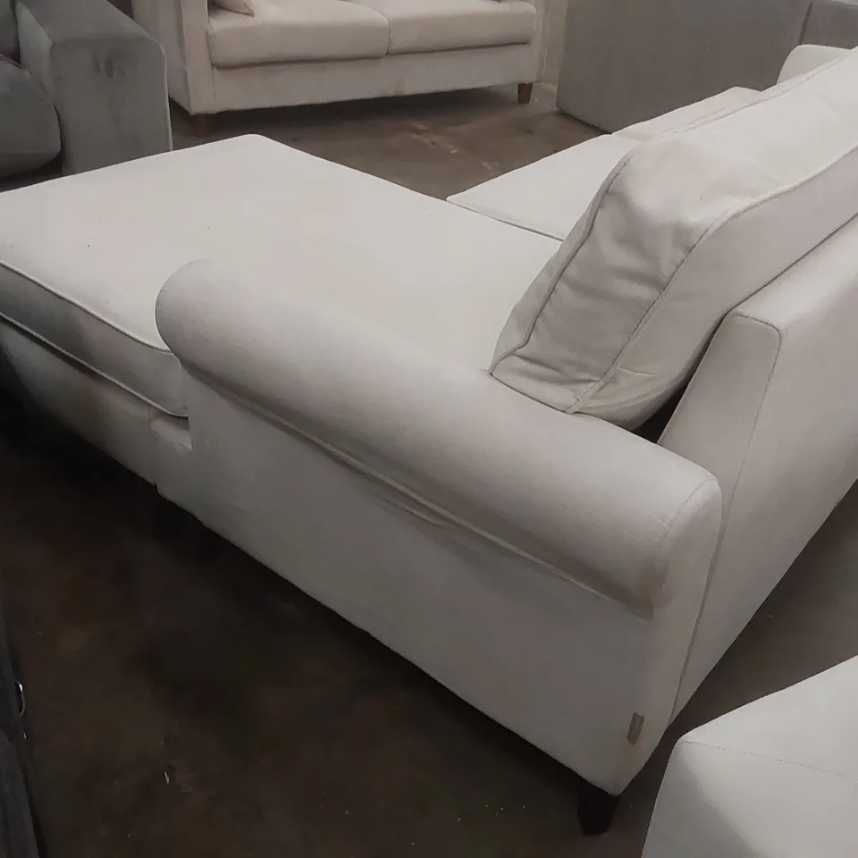 QUALITY DESIGNER FABRIC UPHOLSTERED CORNER SOFA