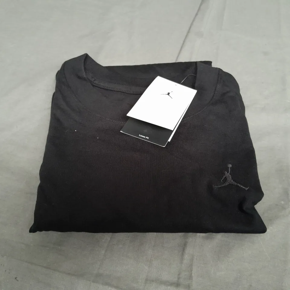 AIR JORDAN BLACK T-SHIRT - WOMENS LARGE