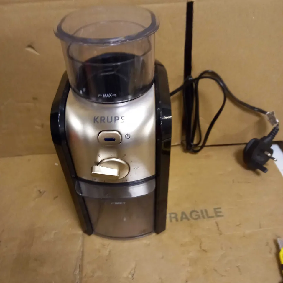 KRUPS EXPERT BURR GRINDER FOR COFFEE BEANS