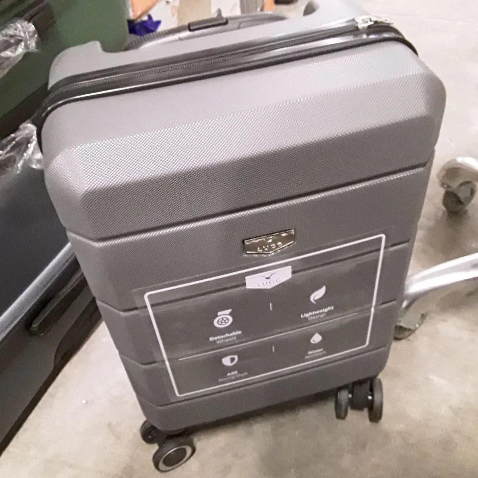 UNBOXED KEPLIN LUGG SMALL SIZE TRAVEL LUGGAGE WITH WHEELS GREY COLOUR
