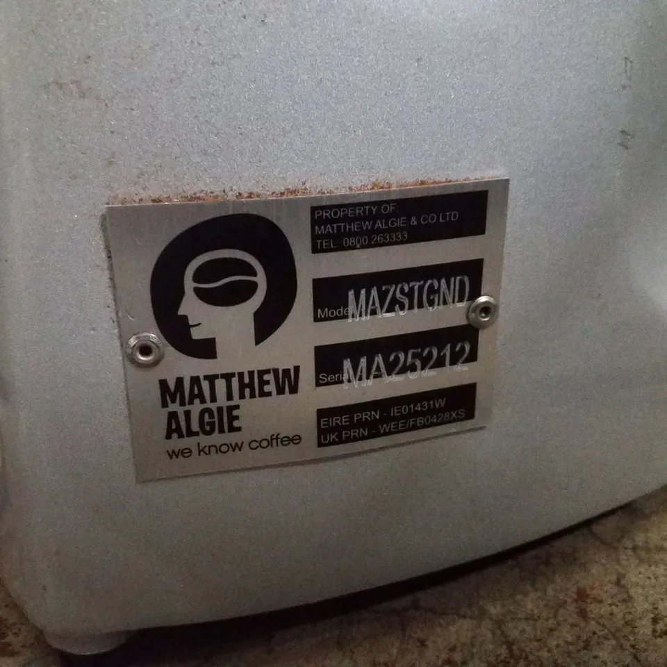 MAZZER LUIGI COMMERCIAL COFFEE GRINDER