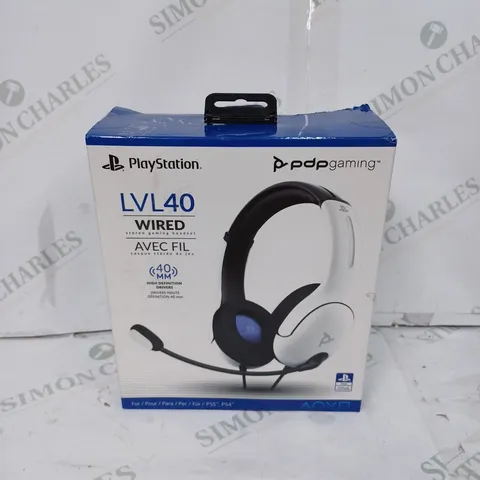 PDP PLAYSTATION LVL 40 WIRED GAMING HEADSET