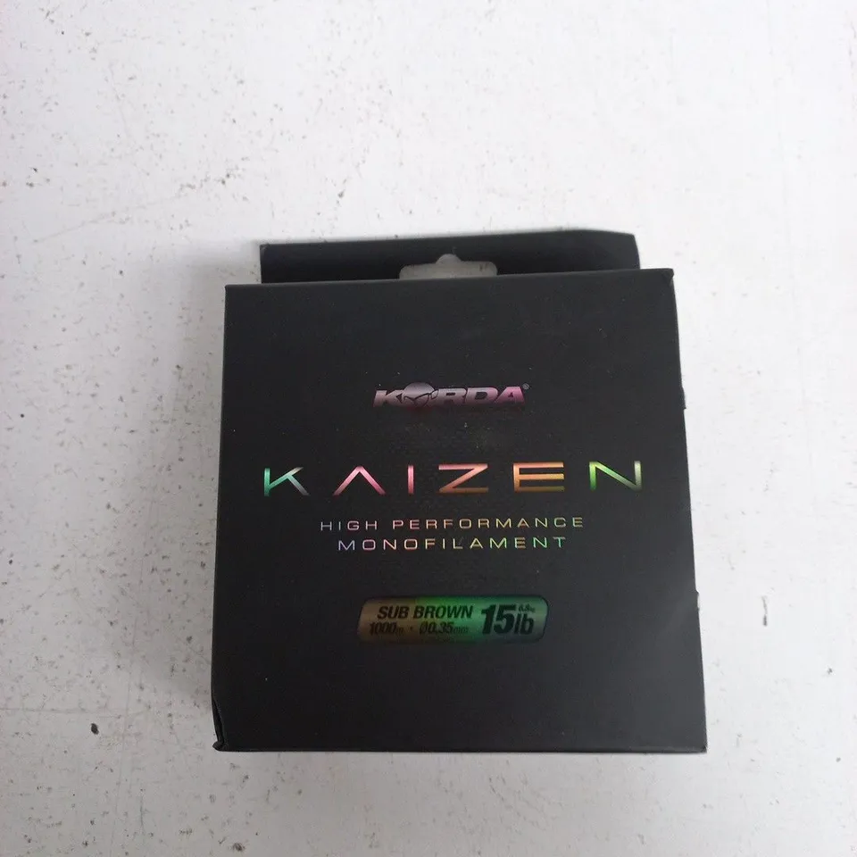 KAIZEN HIGH PERFORMANCE MONOFILAMENT FISHING LINE – SUB BROWN, 15LB, 1000M