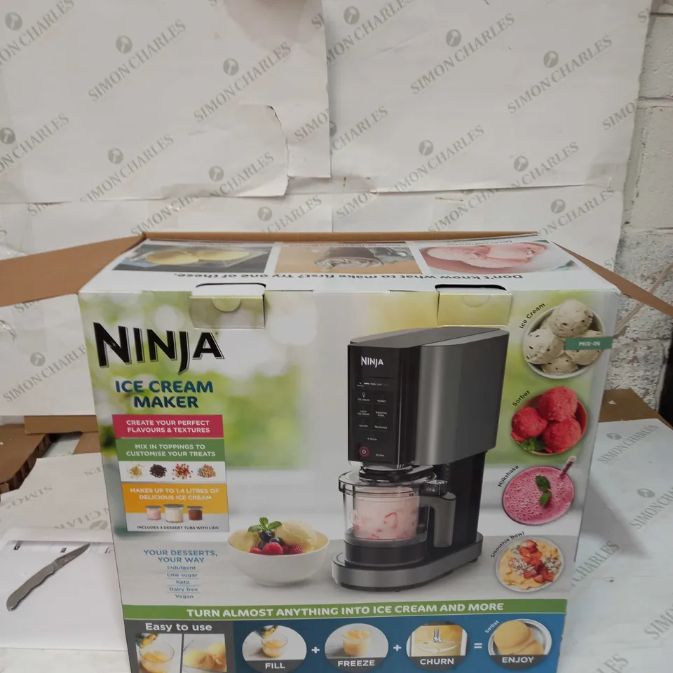 NINJA CREAMI ICE CREAM & DESSERT MAKER