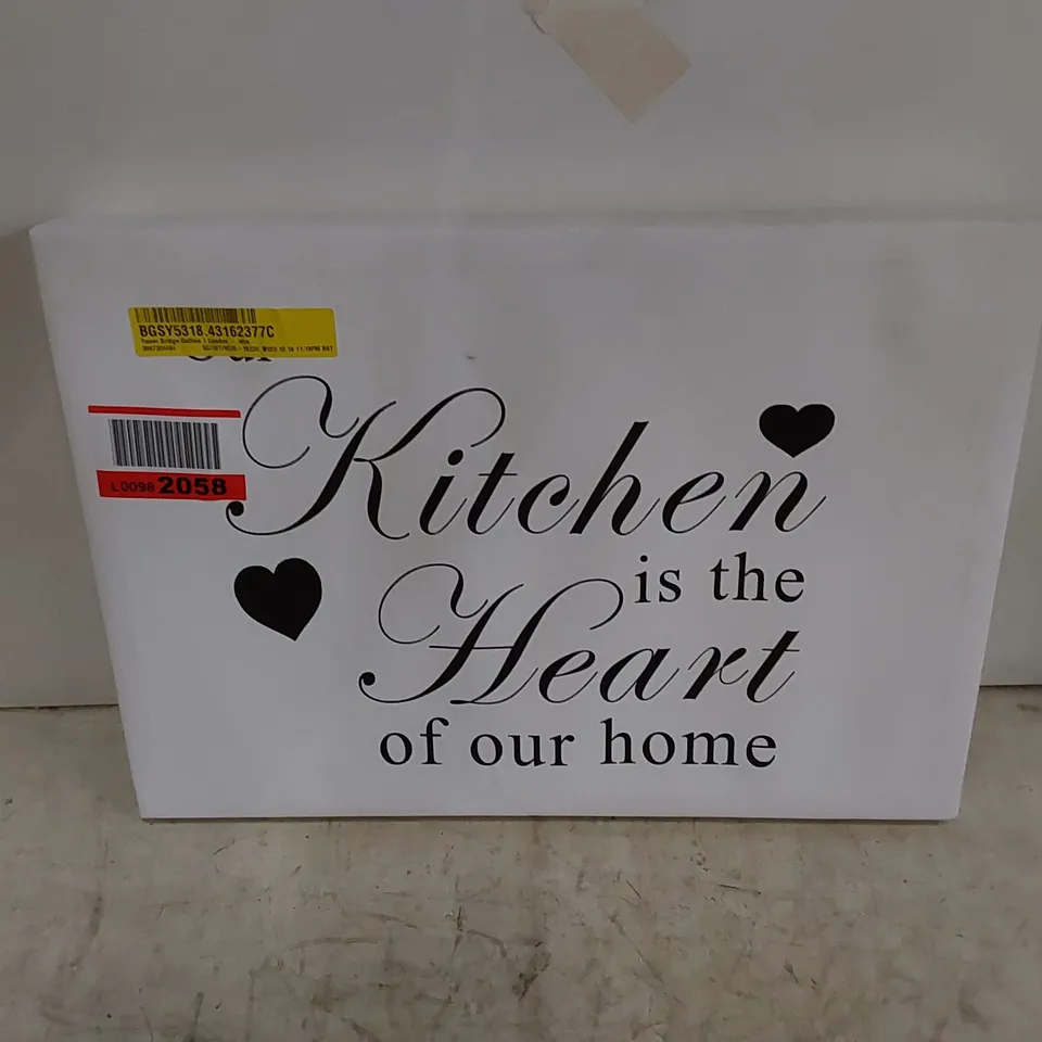 KITCHEN - WRAPPED CANVAS 